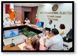 Campeche con 14.92% de participación, supera la media nacional en elecciones judiciales: INE.