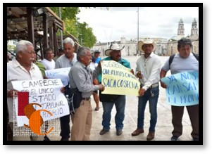 Campesinos de Campeche amenazan con bloquear carreteras federales y exigen audiencia con gobernadora del estado. 