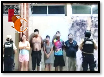 Cae banda dedicada a extorsión y narcomenudeo en Ciudad del Carmen. 