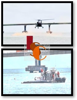 Simulacro naval sorprende en Ciudad del Carmen.