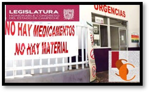 Aceptan falta de medicinas: Congreso de Campeche.