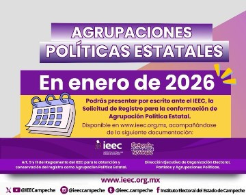 Sin interés de agrupaciones políticas en Campeche