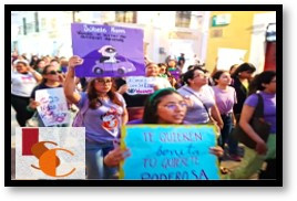 Campechanas marchan por la justicia, igualdad y libertad de las mujeres.