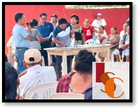 Campesinos exigen pago de indemnización de Energía Mayakán. 